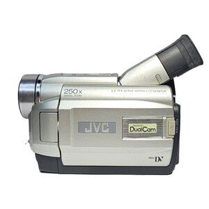 JVC GR-DVL805U Silver 250X Digital Zoom Digital Camcorder UNTESTED PARTS ONLY